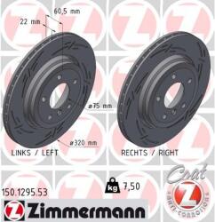 ZIMMERMANN Brzdový kotúč ZIMMERMANN 150.1295. 53 (150.1295.53)