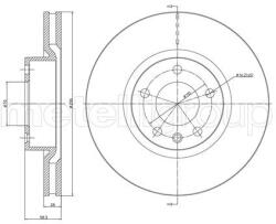 METELLI Brzdový kotúč METELLI 23-0441 (23-0441)