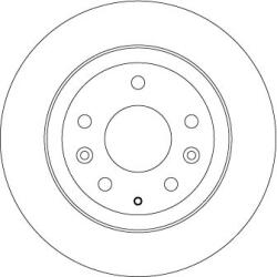 TRW Brzdový kotúč TRW DF6807 (DF6807)