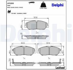 DELPHI Klocki Ham. Hyundai H350 15- (lp3293)