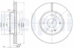 DELPHI Brzdový kotúč DELPHI BG3393 (BG3393)