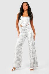 Boohoo szürke fűzős felső B13 bfz M