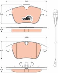 TRW Sada brzdových platničiek kotúčovej brzdy TRW GDB1818 (GDB1818)