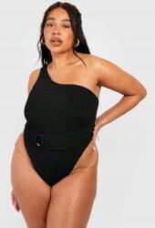 Boohoo Egyrészes Fürdőruha Aszimmetria Ráncolás NG2 XXL