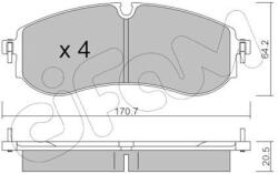 CIFAM Sada brzdových platničiek kotúčovej brzdy CIFAM 822-1263-0 (822-1263-0)