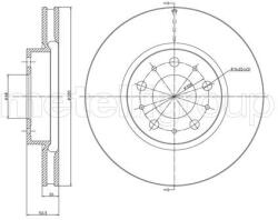 METELLI Brzdový kotúč METELLI 23-0375C (23-0375C)