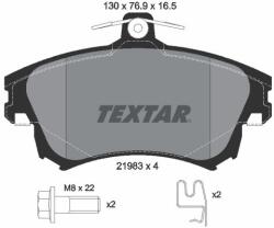 TEXTAR Sada brzdových platničiek kotúčovej brzdy TEXTAR 2198304 (2198304)