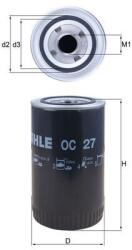 KNECHT Olejový filter KNECHT OC 27 (OC 27)