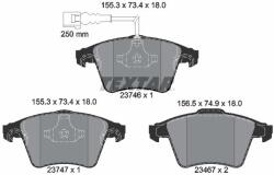 TEXTAR Sada brzdových platničiek kotúčovej brzdy TEXTAR 2374601 (2374601)