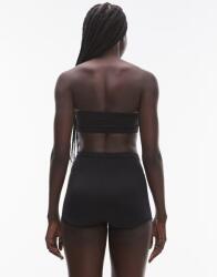 Topshop Fekete Sima Magas Szárú Rövidnadrág B03 sis S