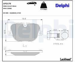 DELPHI Klocki Ham. Range Rover (lp2175)