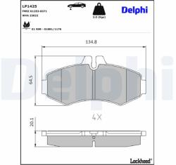 DELPHI Klocki Ham. Mercedes Vito (lp1425)