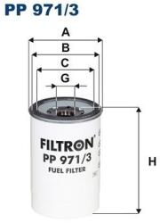 FILTRON Palivový filter FILTRON PP 971/3 (PP 971/3)