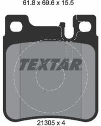 TEXTAR Sada brzdových platničiek kotúčovej brzdy TEXTAR 2130501 (2130501)