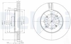 DELPHI Tarcza Ham. Honda Jazz (bg4148c)