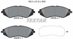 TEXTAR Sada brzdových platničiek kotúčovej brzdy TEXTAR 2323401 (2323401)