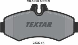 TEXTAR Sada brzdových platničiek kotúčovej brzdy TEXTAR 2302201 (2302201)