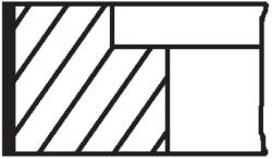 MAHLE Sada piestnych krúżkov MAHLE 034 90 N2 (034 90 N2)