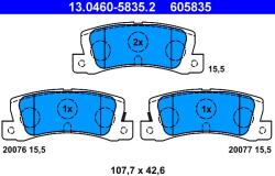 ATE Sada brzdových platničiek kotúčovej brzdy ATE 13.0460-5835.2 (13.0460-5835.2)