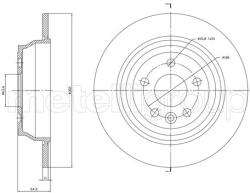 METELLI Brzdový kotúč METELLI 23-1779C (23-1779C)