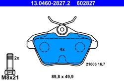ATE Sada brzdových platničiek kotúčovej brzdy ATE 13.0460-2827.2 (13.0460-2827.2)