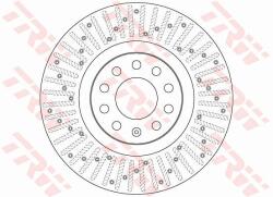 TRW Brzdový kotúč TRW DF6189S (DF6189S)