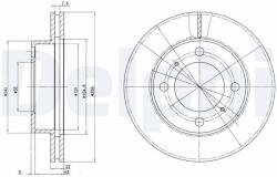 DELPHI Tarcza Ham. Toyota Corolla 92-01 (bg2891)