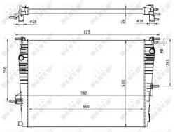 NRF Chladič motora NRF 53965 (53965)