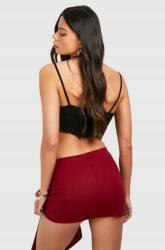 Boohoo piros mini szoknya B16 pjb Xs