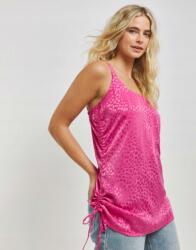 Simply Be rózsaszín szatén fodros felső NJ5 vga XL