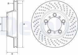 DELPHI Tarcza Ham. Porsche 911 08- Tyl Prawa (bg9226c)