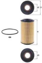 KNECHT Olejový filter KNECHT OX 153D1 (OX 153D1)