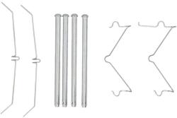 KAMOKA Súprava príslušenstva, obloženie kotúčovej brzdy KAMOKA 1130215 (1130215)