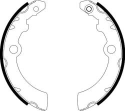 TEXTAR Sada brzdových čeľustí TEXTAR 91075200 (91075200)