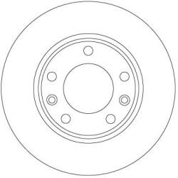 TRW Brzdový kotúč TRW DF6910 (DF6910)
