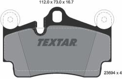 TEXTAR Sada brzdových platničiek kotúčovej brzdy TEXTAR 2369402 (2369402)