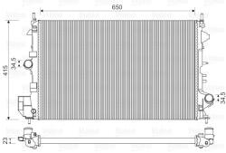VALEO Chladič motora VALEO 734981 (734981)