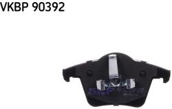 SKF Sada brzdových platničiek kotúčovej brzdy SKF VKBP 90392 (VKBP 90392)