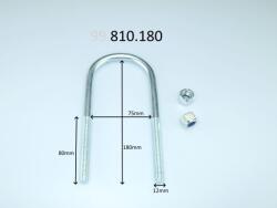 CS Germany Spona listovej pružiny CS Germany 99.810. 180 (99.810.180)