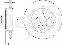 DELPHI Brzdový kotúč DELPHI BG9221C (BG9221C)