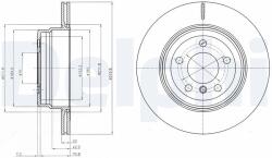 DELPHI Brzdový kotúč DELPHI BG4168 (BG4168)