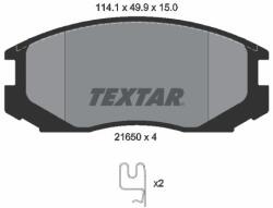 TEXTAR Sada brzdových platničiek kotúčovej brzdy TEXTAR 2165001 (2165001)