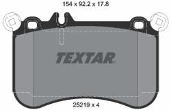 TEXTAR Sada brzdových platničiek kotúčovej brzdy TEXTAR 2521901 (2521901)