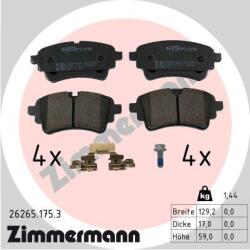 ZIMMERMANN Sada brzdových platničiek kotúčovej brzdy ZIMMERMANN 26265.175. 3 (26265.175.3)