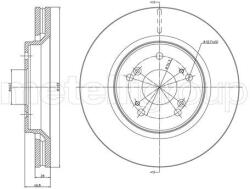 METELLI Brzdový kotúč METELLI 23-1338C (23-1338C)
