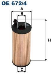 FILTRON Olejový filter FILTRON OE 672/4 (OE 672/4)