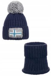  Unisex szett Ander női sapka és sapka férfi téli Oslo Navy 58
