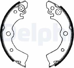 DELPHI Sada brzdových čeľustí DELPHI LS1650 (LS1650)