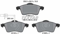 TEXTAR Sada brzdových platničiek kotúčovej brzdy TEXTAR 2188501 (2188501)
