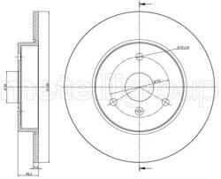 METELLI Brzdový kotúč METELLI 23-0943C (23-0943C)